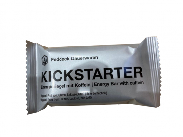 6 x Riegel Kick Starter Kaffee-Kakao, 65 g, vegan